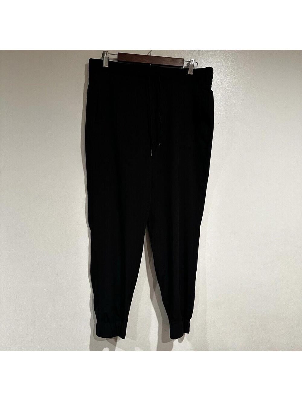 RYDAN BLACK WOMEN’S PANTS HIKING EXERCISE Large Comfortable Breathable Soft